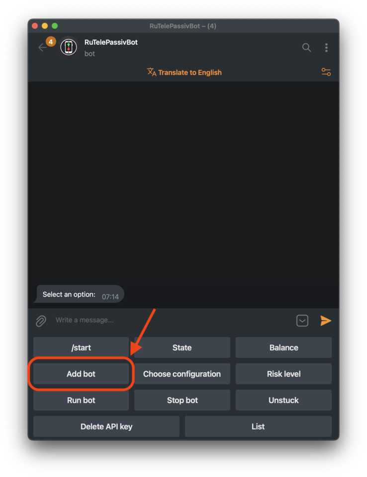 Add a bot